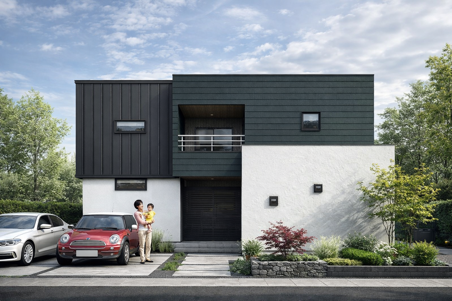 解放感&吹き抜けのある家