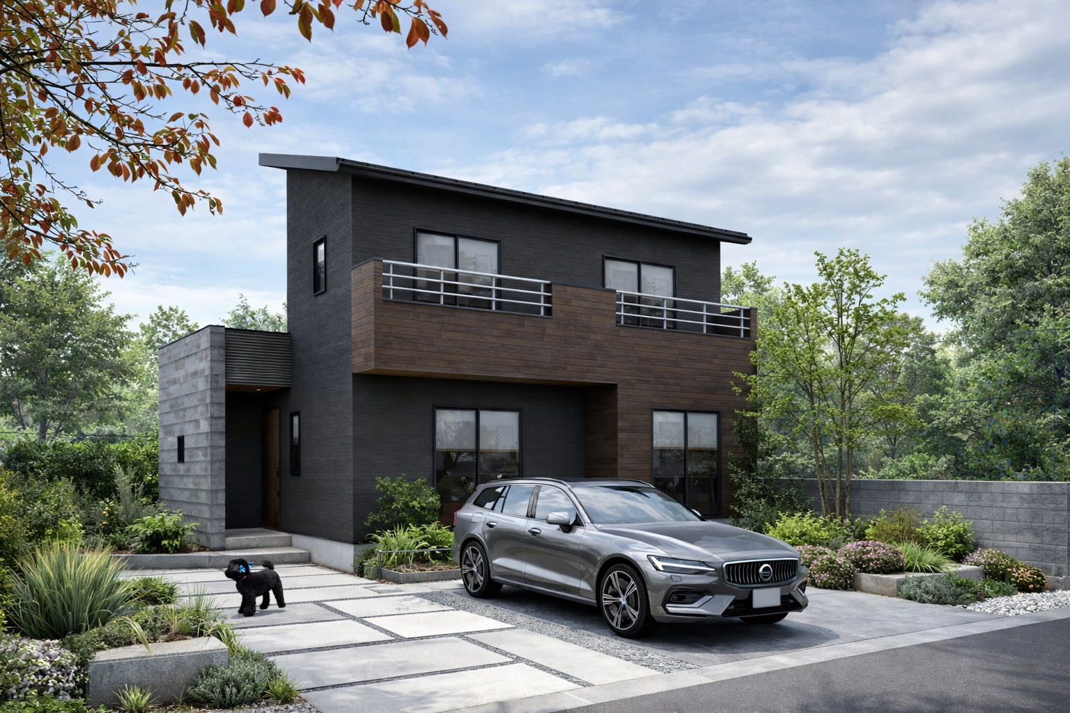 木のぬくもりを感じる家