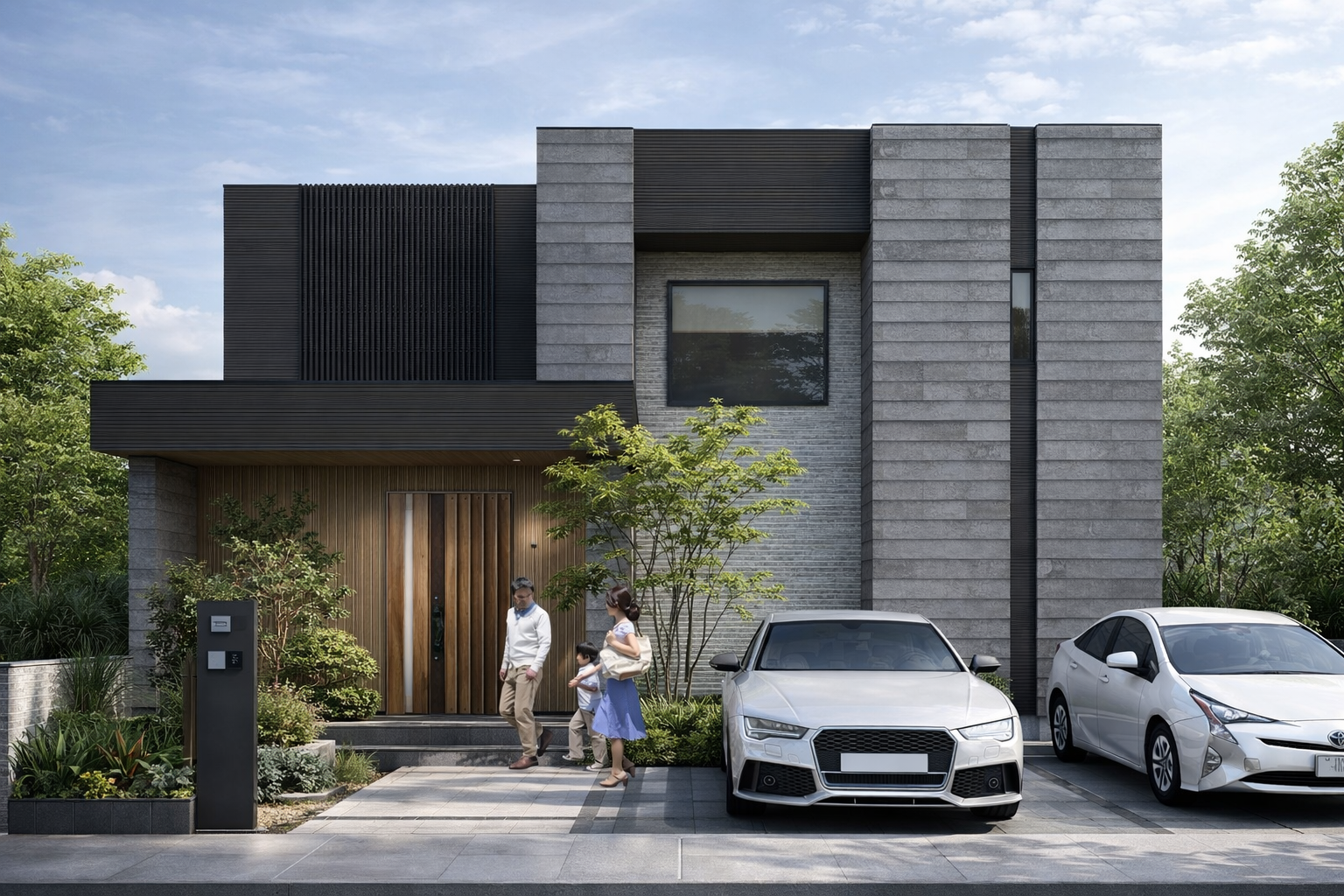 高級感満載な家