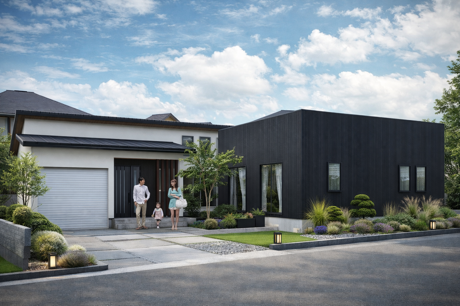 インナーガレージがある家